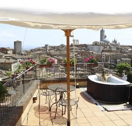 Tuscanflat-the Beautiful Panoramic Views 360 Lägenhet Siena